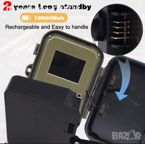 Ловна камера HC-940 Pro-li 4G работи с приложение + литиева батерия, снимка 5 - Камери - 53437836