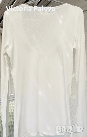 Модна къща KATHY HEYNDELS PRÊT-À-PORTER красива блуза, снимка 11 - Корсети, бюстиета, топове - 51234112