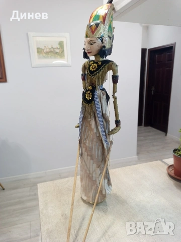 автентична колекционерска кукла wayang golek от остров ява, снимка 11 - Колекции - 53604963