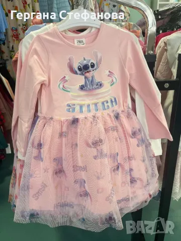 Рокля Стич Размери-3/4г.4/5г.5/6г.6/7г.7/8г. Цена-32 лв, снимка 3 - Детски рокли и поли - 49190653
