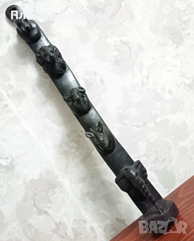 Африканска дърворезба, скулптора, сувенир, пано, тотем. 