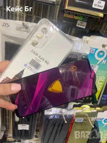 Samsung A24 4G+ 5D OG стъклен протектор, снимка 3 - Калъфи, кейсове - 47973067