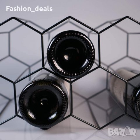 Нова поставка за вино Стойка за съхранение Рафт Организатор бутилки дом, снимка 6 - Други стоки за дома - 39868103