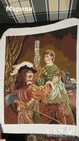 Гоблен – Рембранд И Саския, снимка 5 - Гоблени - 48804192