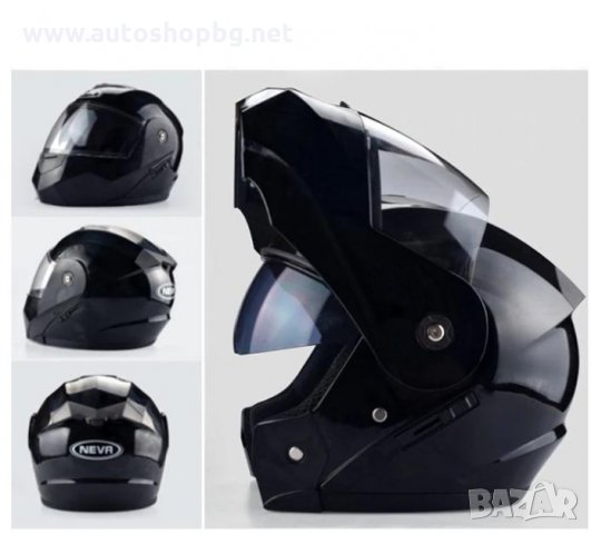 мото каски- отваряема и с вградени слънчеви очила, снимка 2 - Аксесоари и консумативи - 32410243