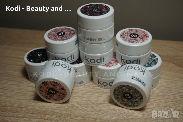 Funny gel / Декоративен гел - Kodi Professional , снимка 2 - Продукти за маникюр - 43384003