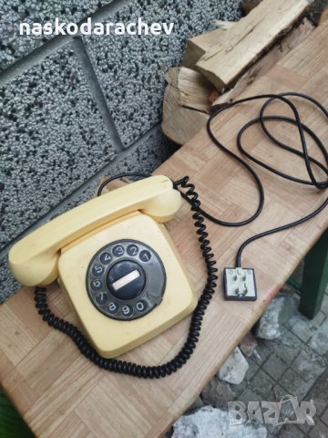 Автентичен ретро стационарен телефон, снимка 2 - Антикварни и старинни предмети - 34949685