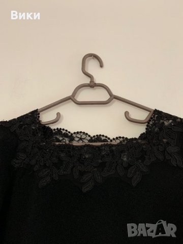 Черна рокля туника, снимка 5 - Рокли - 27362045