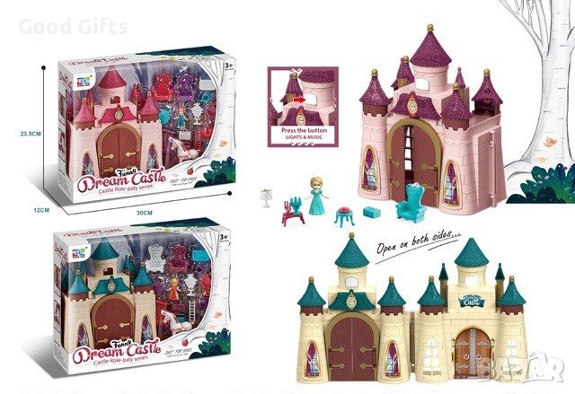 Замък на принцеса с кукла и аксесоари