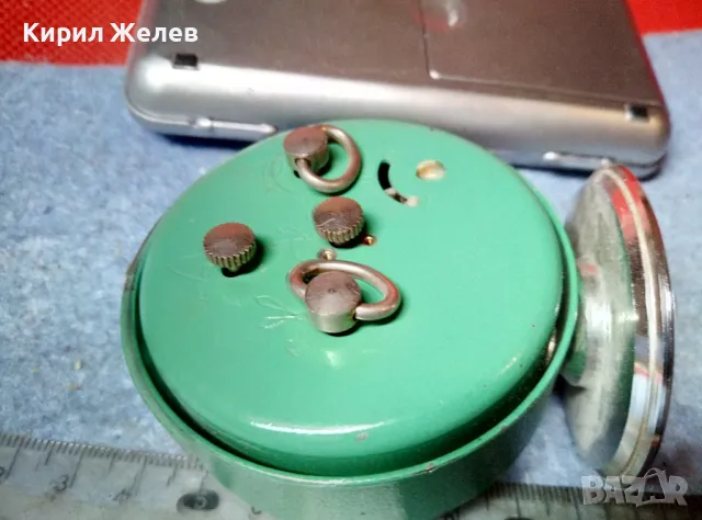 SLAVA 11 JEWELS MADE in USSR Стар КОЛЕКЦИОНЕРСКИ РУСКИ МЕХАНИЧЕН БУДИЛНИК СЛАВА 44055, снимка 5 - Антикварни и старинни предмети - 47685884