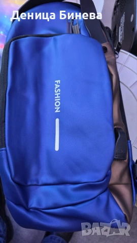 Мъжка чанта за през рамо Crossbody с USB зареждане, снимка 6 - Чанти - 53059978