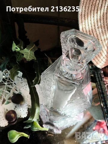 Кристална гарафа Бохемия, снимка 10 - Антикварни и старинни предмети - 51706586