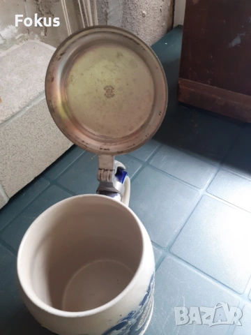 Немска халба за бира Goebel, снимка 4 - Антикварни и старинни предмети - 53323750