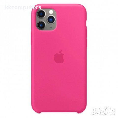 Силиконов кейс Silicone Case за Apple, За iPhone 11 (6.1), Цикламен, снимка 1 - Калъфи, кейсове - 37815440