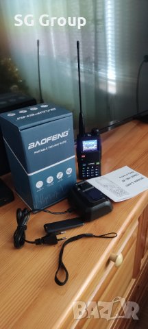 Радиостанция Baofeng UV-5RM Multiband/Уоки-токи, снимка 5 - Друга електроника - 43682312