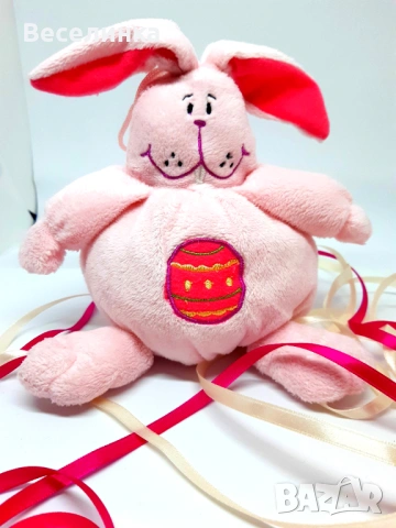 Розово плюшено зайче