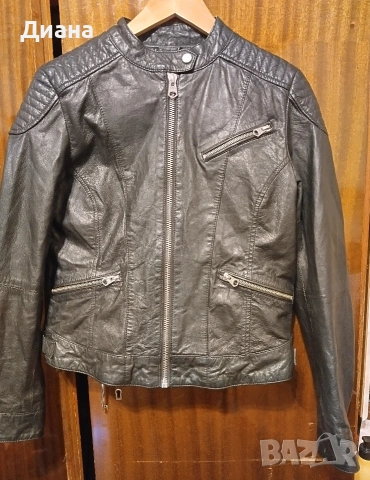 S. Oliver Дамско кожено яке - естест. кожа