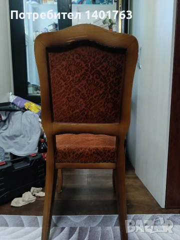 Виенски тапицирани столове, масивен бук , снимка 4 - Столове - 52524134