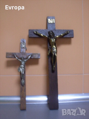 Дървен кръст- разпятие., снимка 10 - Декорация за дома - 49623185