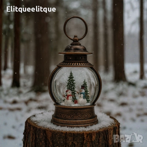 Коледен снежен глобус, снимка 4 - Декорация за дома - 52202203
