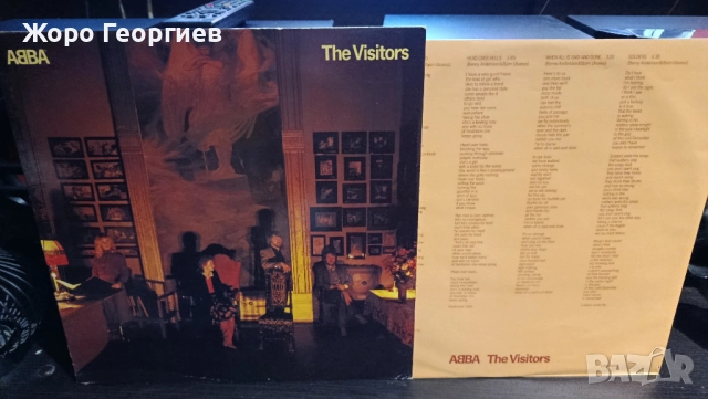 ABBA , АББА - *The VISITORS* 1981  като нова, издание Epic-UK, снимка 1