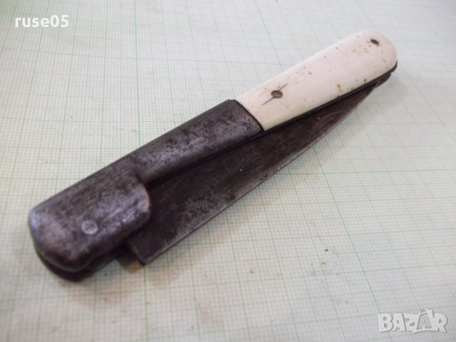 Нож сгъваем "59 SAUVAGNAT GARANTI" с костни чирени, снимка 10 - Други ценни предмети - 27908161