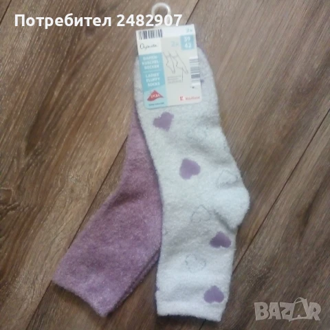 Дамски топли чорапи - 2 чифта, снимка 2 - Дамски чорапи - 51272504