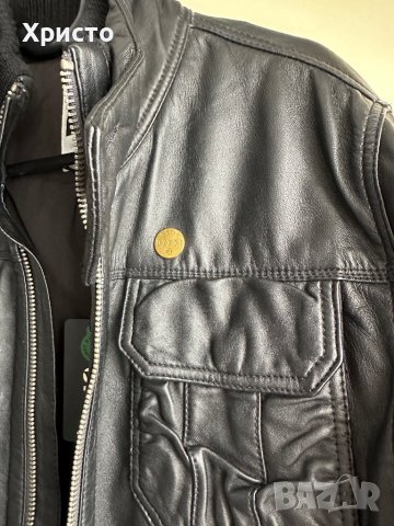G star кожено яке размер М, снимка 4 - Якета - 43815512