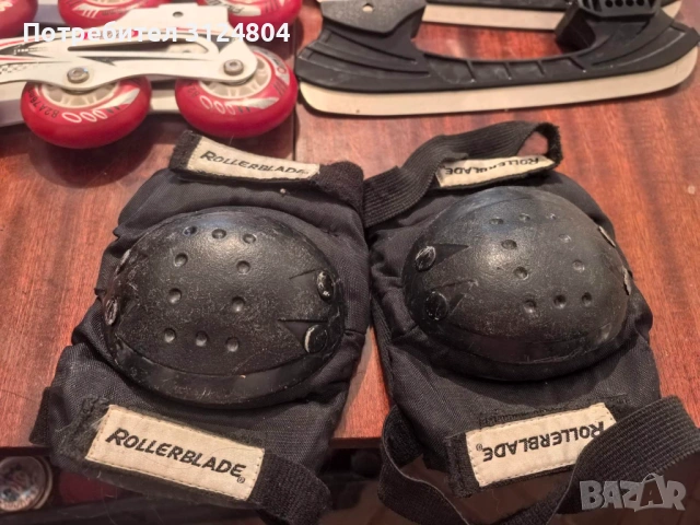 Ролери, кънки за лед и наколенки Комплект, снимка 3 - Ролери, кънки - 53477210