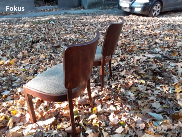 THONET НАХОДКА Два стола Тонет Австрия - оригинални, снимка 8 - Антикварни и старинни предмети - 53448870