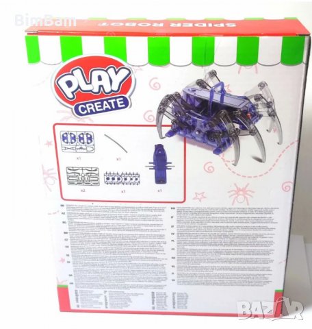 Робот-паяк - Направи си сам / SPIDER ROBOT PLAY CREATE, снимка 2 - Електрически играчки - 39792161