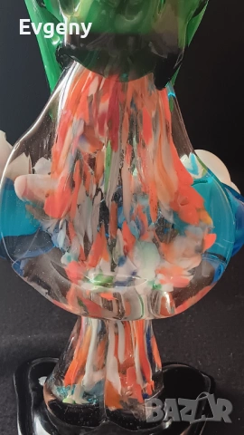 Фигурка клоун изработена от Муранско стъкло , снимка 7 - Фигурки - 53140072