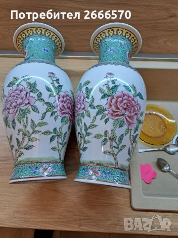 Китайска ваза Китайски порцелан , снимка 5 - Антикварни и старинни предмети - 38418863