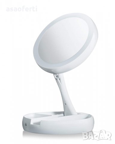 Сгъваемо LED огледало My FoldAway Mirror , снимка 2 - Други стоки за дома - 26428770