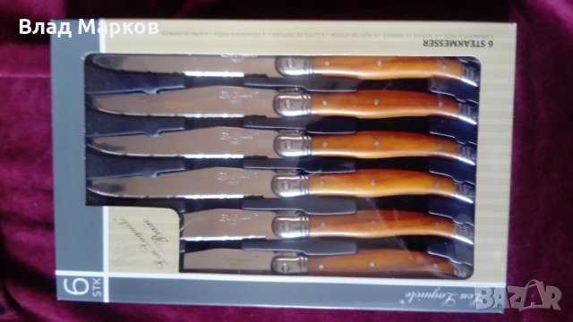 Комплект ножове за стек Solingen нови! , снимка 7 - Прибори за хранене, готвене и сервиране - 27098825