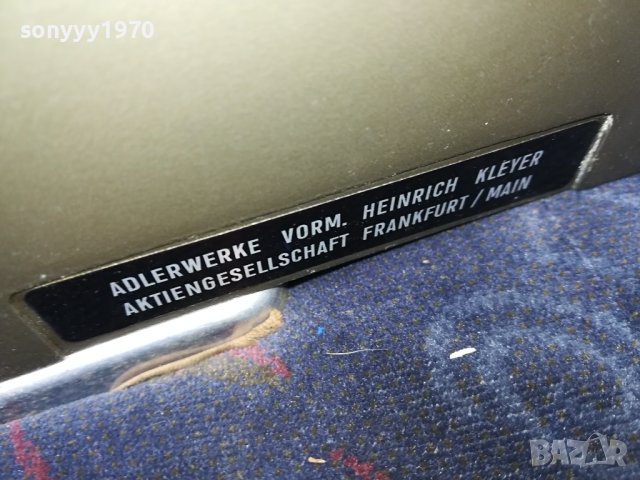 adler antique-стара пишеща машина 2701241611, снимка 18 - Антикварни и старинни предмети - 44001688