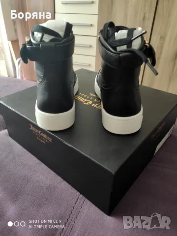 НАМАЛЕНИ - Juicy Couture - Нови високи кецове от естествена кожа, снимка 17 - Кецове - 40312508