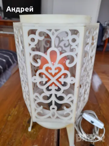 Стара декоративна лампа #10, снимка 2 - Настолни лампи - 49257339