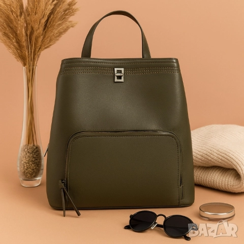 Елегантна и удобна раница с три прегради – перфектна за всеки ден, снимка 7 - Раници - 51884496