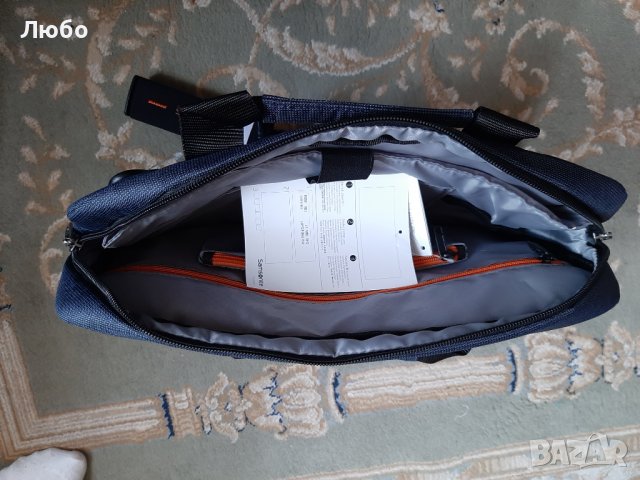 Samsonite "Network 3" 15,6 инча чанта за лаптоп -тъмносиня, снимка 2 - Чанти - 37846575
