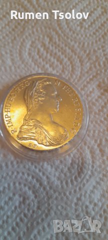 Сребърен Талер 1780 год Мария Тереза Рестрайк на Австрийския монетен двор, снимка 2 - Нумизматика и бонистика - 36896372