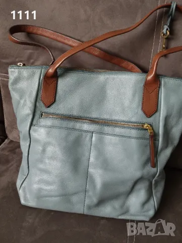 Чанта Fossil -естествена кожа., снимка 2 - Чанти - 49169799