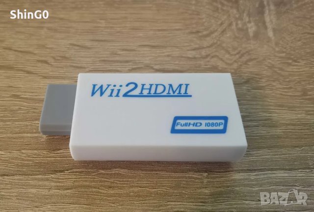 НОВ Wii2HDMI : Wii към HDMI + 3.5мм адаптер, снимка 2 - Аксесоари - 39100602