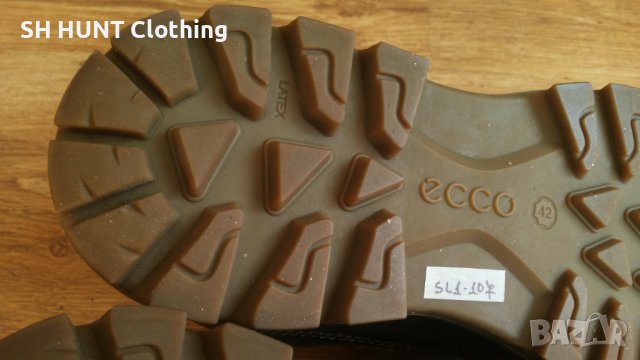 ECCO RUGGED TRACK GORE-TEX Leather Shoes размер EUR 42 естествена кожа водонепромокаеми - 512, снимка 13 - Ежедневни обувки - 43718784