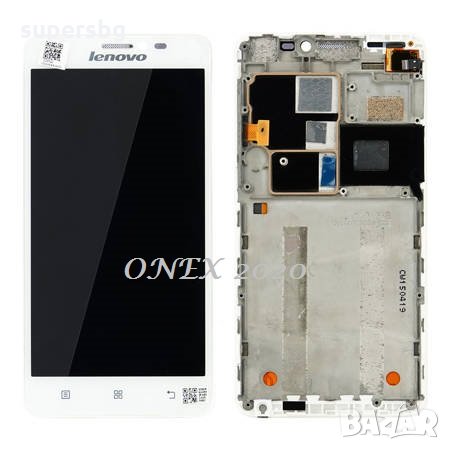 Нов Дисплей и тъч скрийн + Рамка  за Lenovo S850 Черни и Бели, снимка 3 - Резервни части за телефони - 22580986