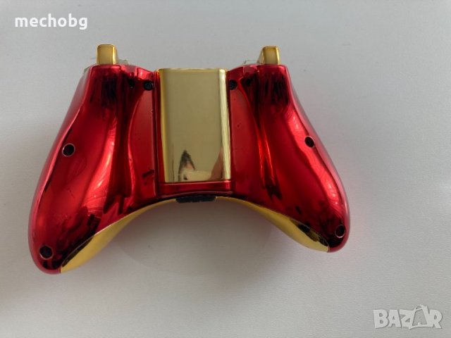 Xbox 360 Gold and red chrome shell, снимка 2 - Аксесоари - 34934852