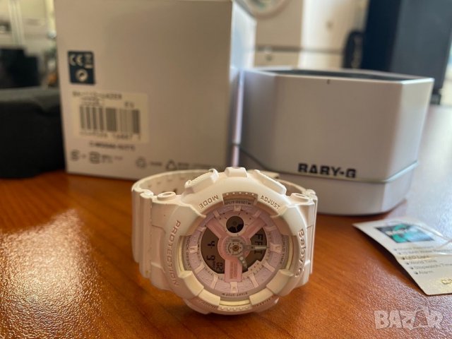 Часовник Casio BABY G WHITE, снимка 2 - Водоустойчиви - 32487374