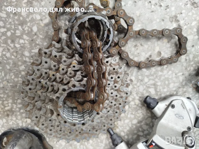 27 скорости сет за велосипед колело Shimano deore xt , снимка 5 - Части за велосипеди - 48332441