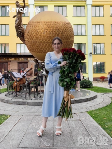 Рокля от сатен 