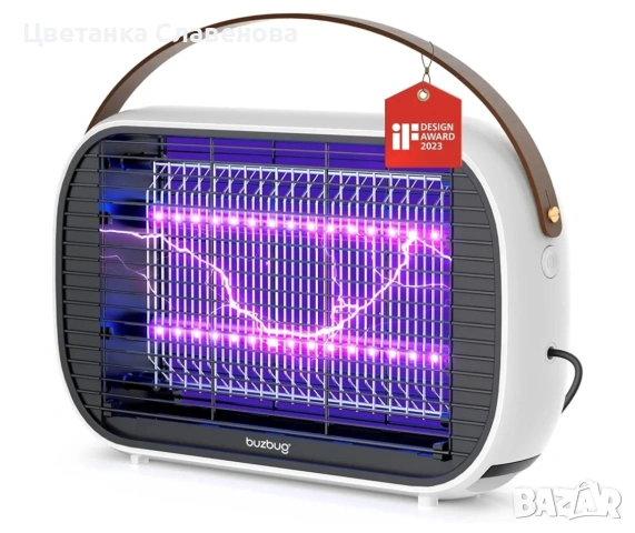 LED уред за унищожаване на насекоми Buzbug за вътрешна употреба